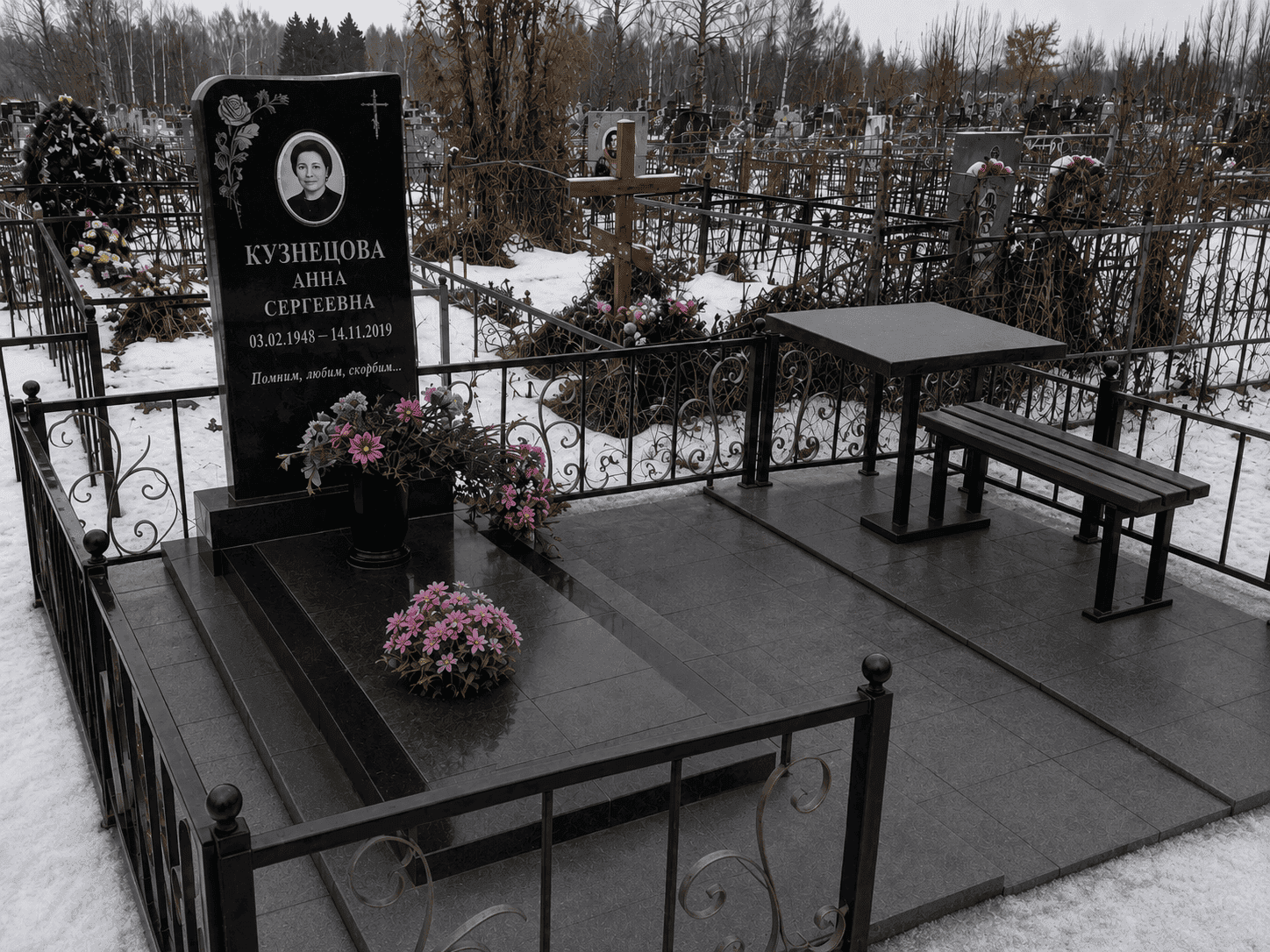 Участок захоронения после работ MyMemoria