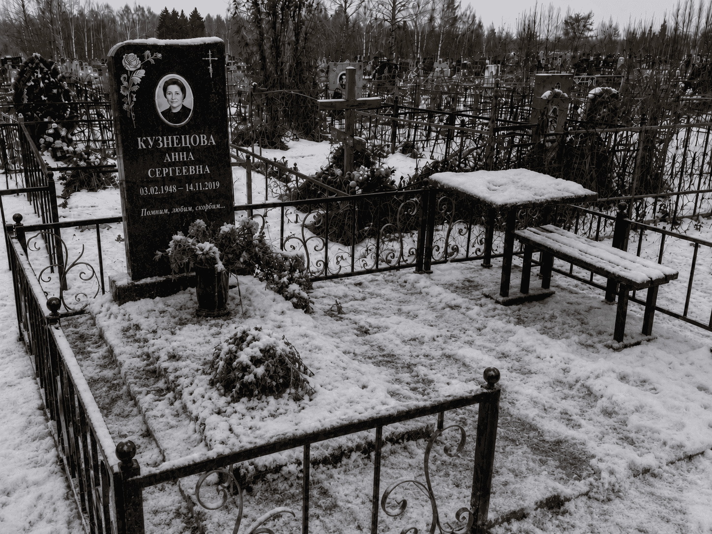 Участок захоронения до работ MyMemoria